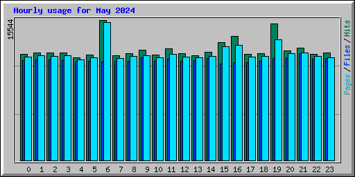 Hourly usage for May 2024